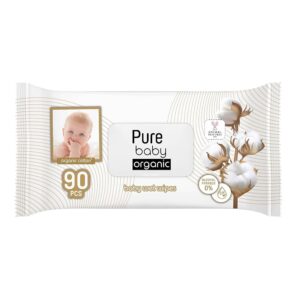Pure baby ıslak mendil 90 lı ( 1 adet 25 TL, 2 adet 40 TL)